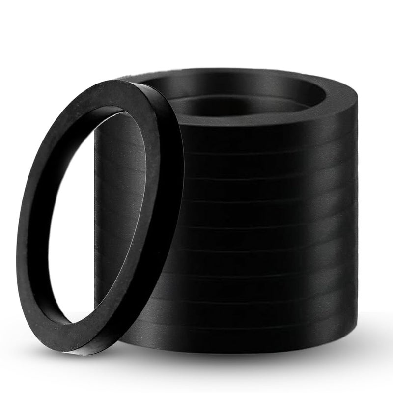 ISESLVNA 10pcs Camlock Gast Fittings 4 inch, Cam Lock Hose Seal for Female Coupler Cam Groove, Cam Groove Replacement Rubber Flat Washer O-Ring Resistent-Oil - Image 1